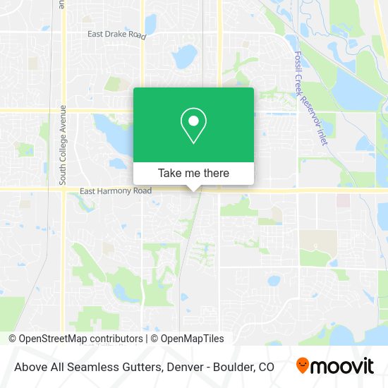 Mapa de Above All Seamless Gutters