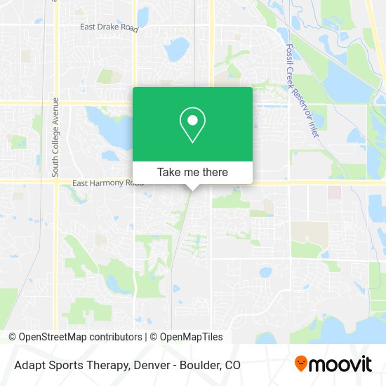 Adapt Sports Therapy map