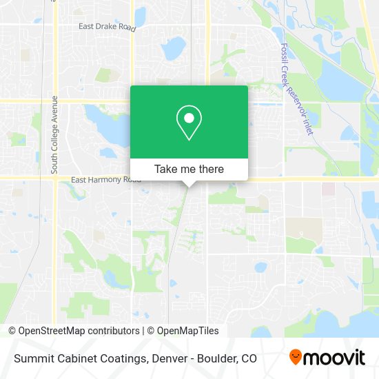 Summit Cabinet Coatings map