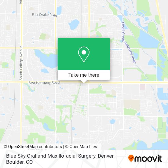 Blue Sky Oral and Maxillofacial Surgery map