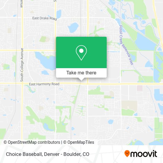 Mapa de Choice Baseball