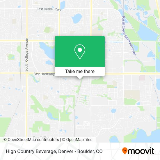 Mapa de High Country Beverage