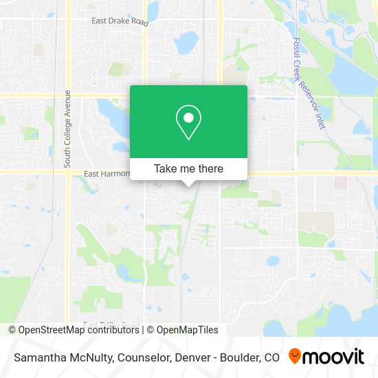 Mapa de Samantha McNulty, Counselor