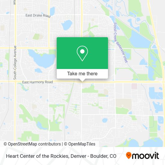 Heart Center of the Rockies map