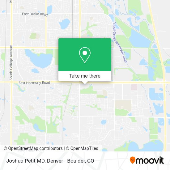 Joshua Petit MD map