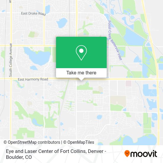 Eye and Laser Center of Fort Collins map