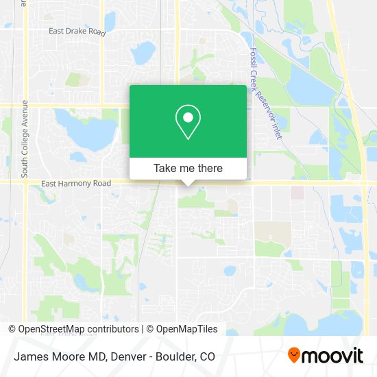 James Moore MD map