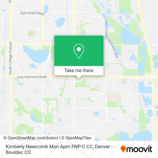 Kimberly Newcomb Msn Aprn FNP-C CC map
