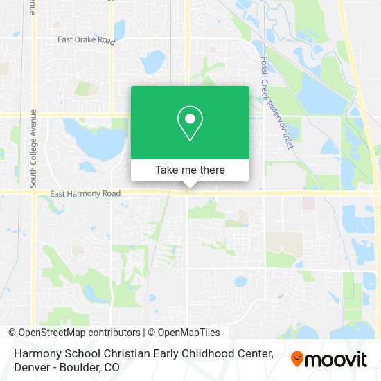 Mapa de Harmony School Christian Early Childhood Center