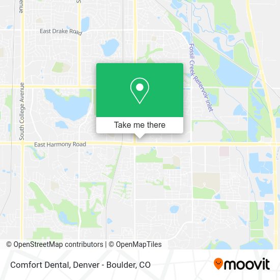 Comfort Dental map