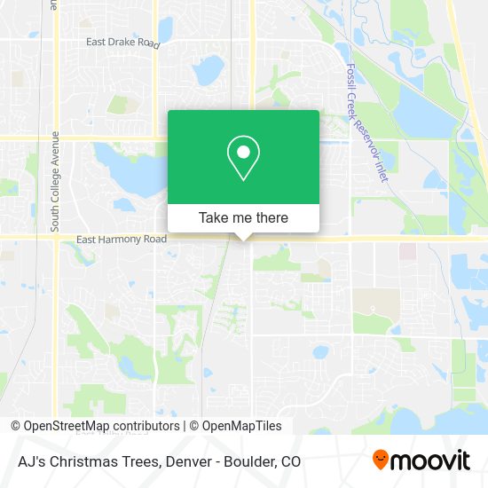 AJ's Christmas Trees map