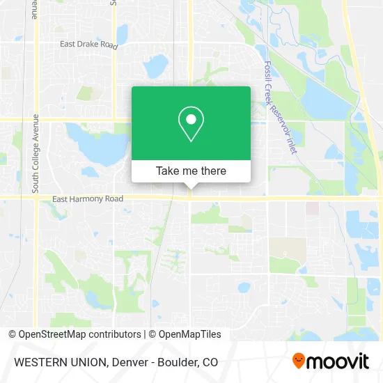 WESTERN UNION map