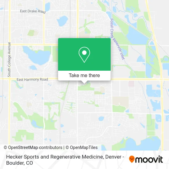 Hecker Sports and Regenerative Medicine map