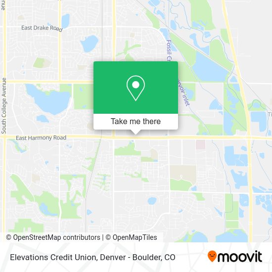 Elevations Credit Union map