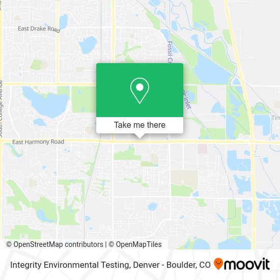 Integrity Environmental Testing map