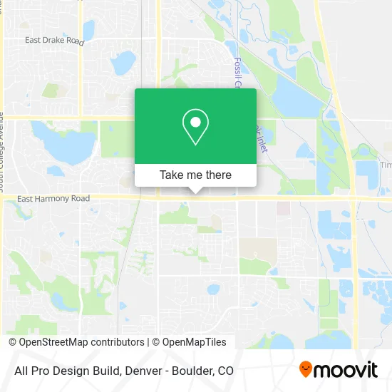 All Pro Design Build map