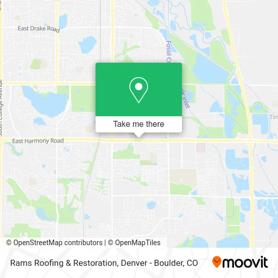 Rams Roofing & Restoration map