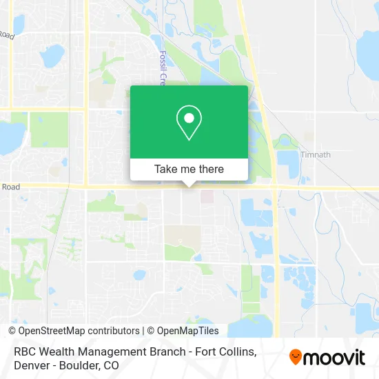RBC Wealth Management Branch - Fort Collins map