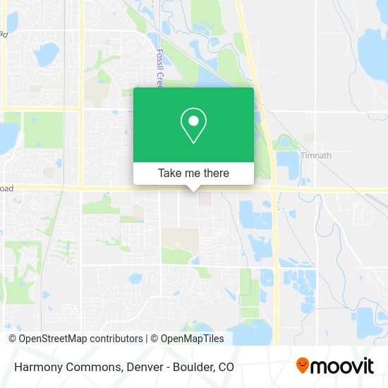 Harmony Commons map
