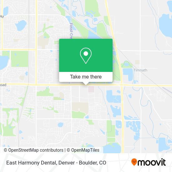 Mapa de East Harmony Dental