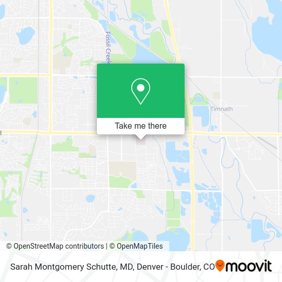 Sarah Montgomery Schutte, MD map