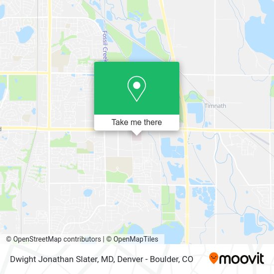 Dwight Jonathan Slater, MD map