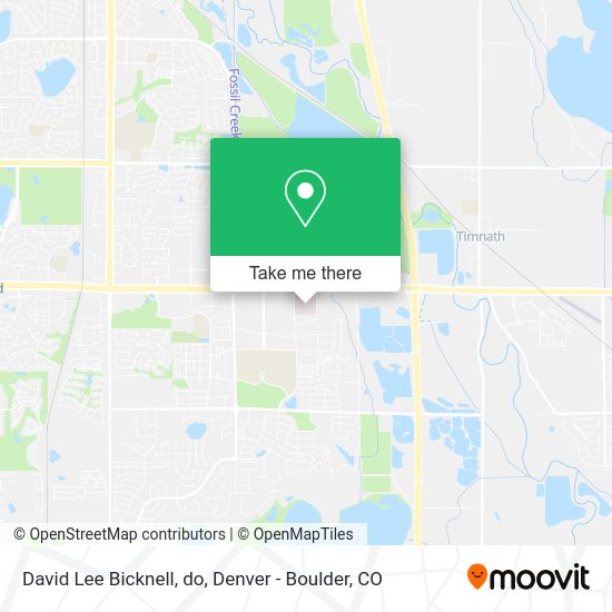 Mapa de David Lee Bicknell, do