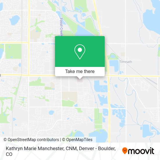 Kathryn Marie Manchester, CNM map
