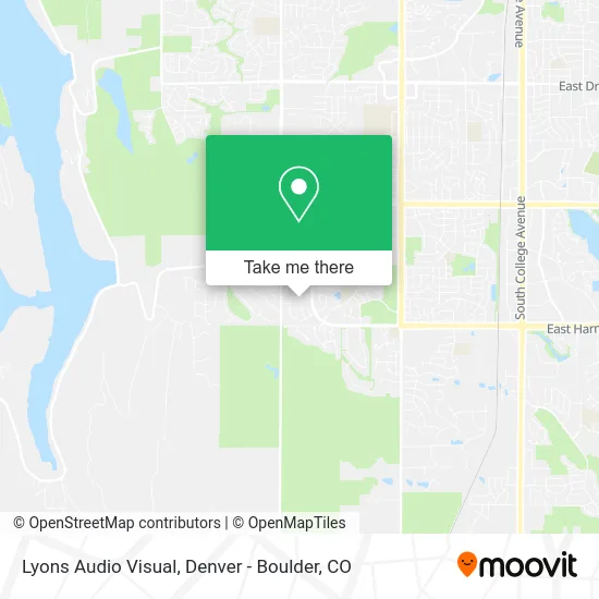 Lyons Audio Visual map