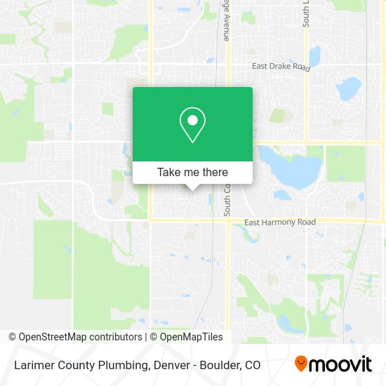 Larimer County Plumbing map