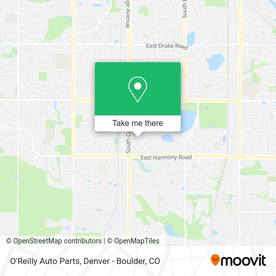 Mapa de O'Reilly Auto Parts
