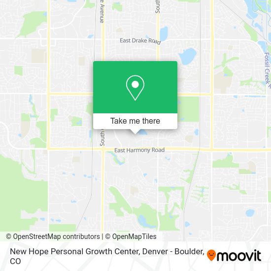New Hope Personal Growth Center map