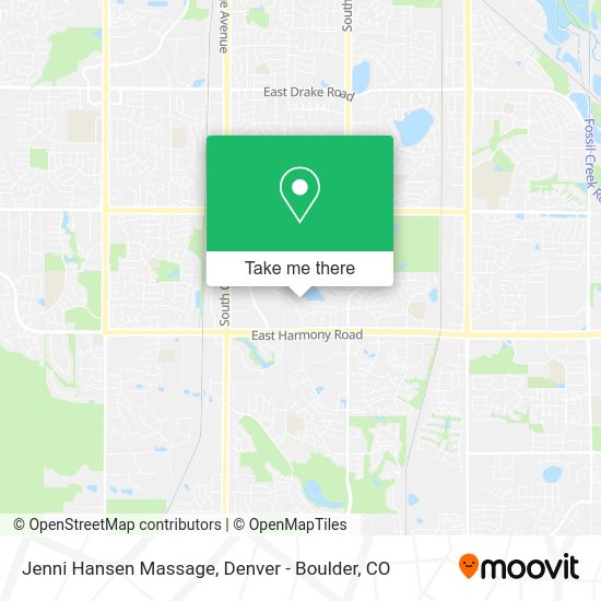 Jenni Hansen Massage map