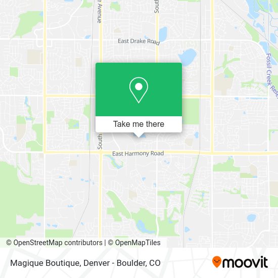 Magique Boutique map