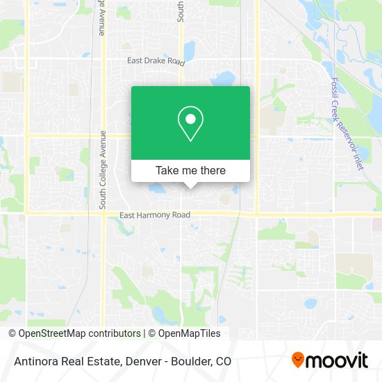 Antinora Real Estate map