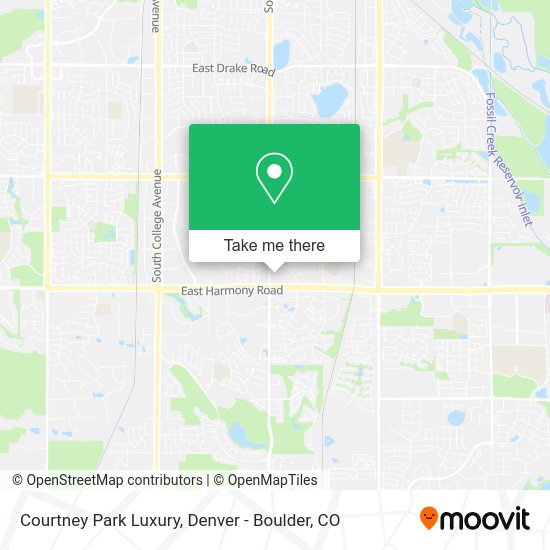 Courtney Park Luxury map