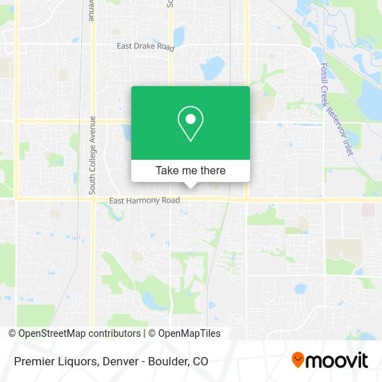 Premier Liquors map