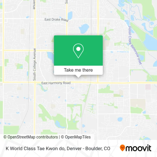 K World Class Tae Kwon do map