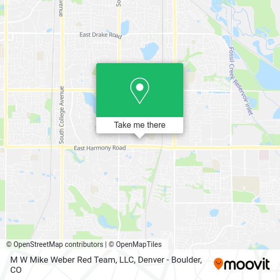Mapa de M W Mike Weber Red Team, LLC
