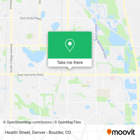 Health Street map