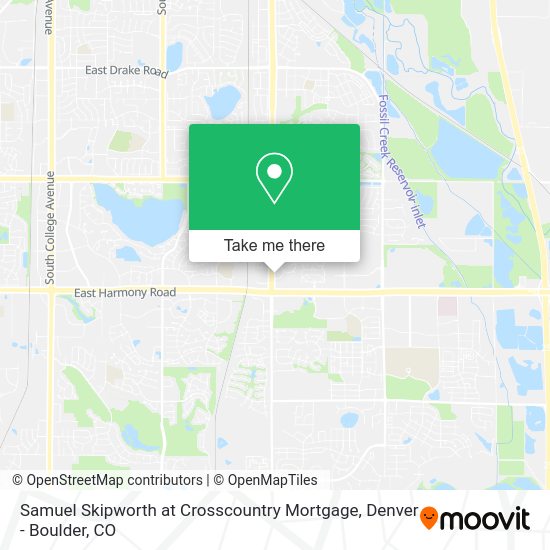 Mapa de Samuel Skipworth at Crosscountry Mortgage