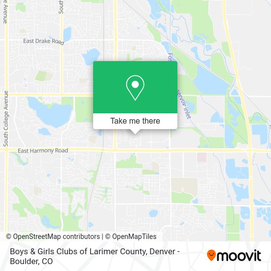 Mapa de Boys & Girls Clubs of Larimer County