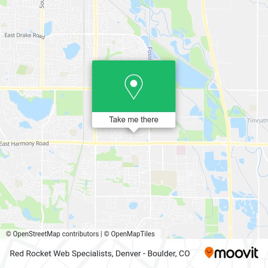 Red Rocket Web Specialists map