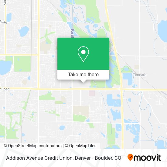 Addison Avenue Credit Union map
