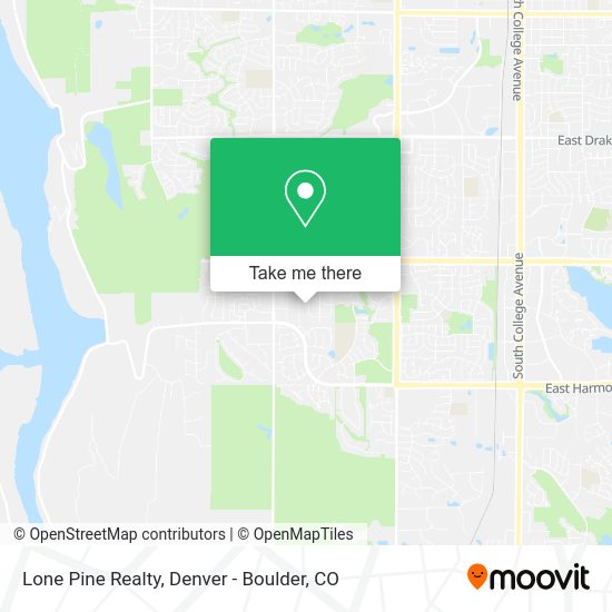 Lone Pine Realty map