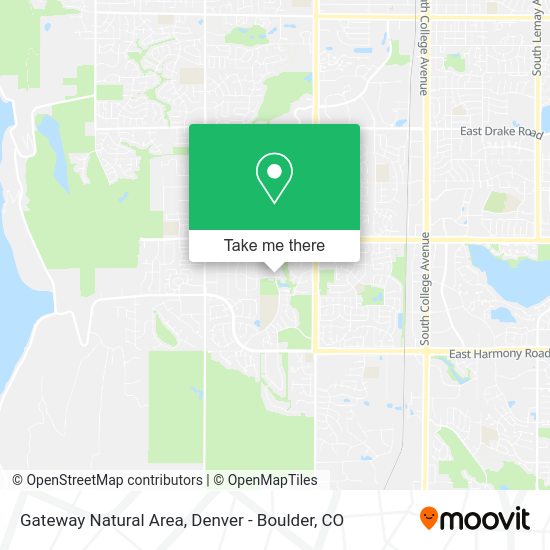 Gateway Natural Area map