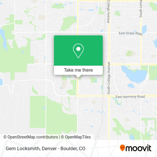 Gem Locksmith map