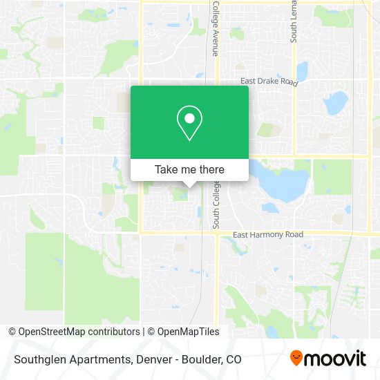 Mapa de Southglen Apartments