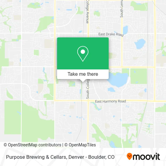 Purpose Brewing & Cellars map