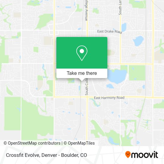 Crossfit Evolve map